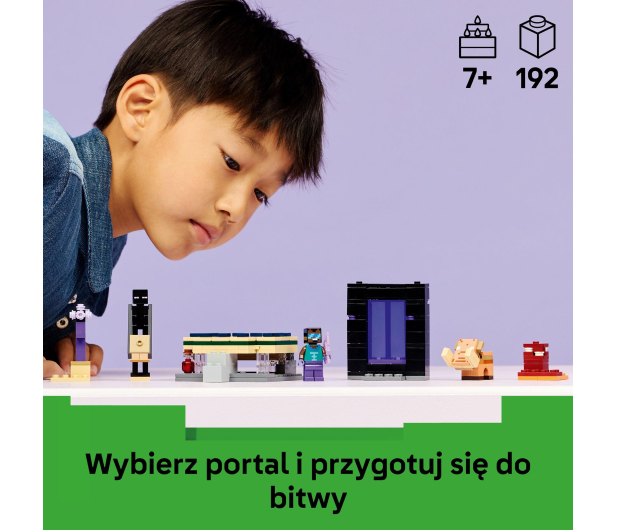 LEGO MINECRAFT 21584 Podróż przez portal netheru i kresu - 1473416 - zdjęcie 4